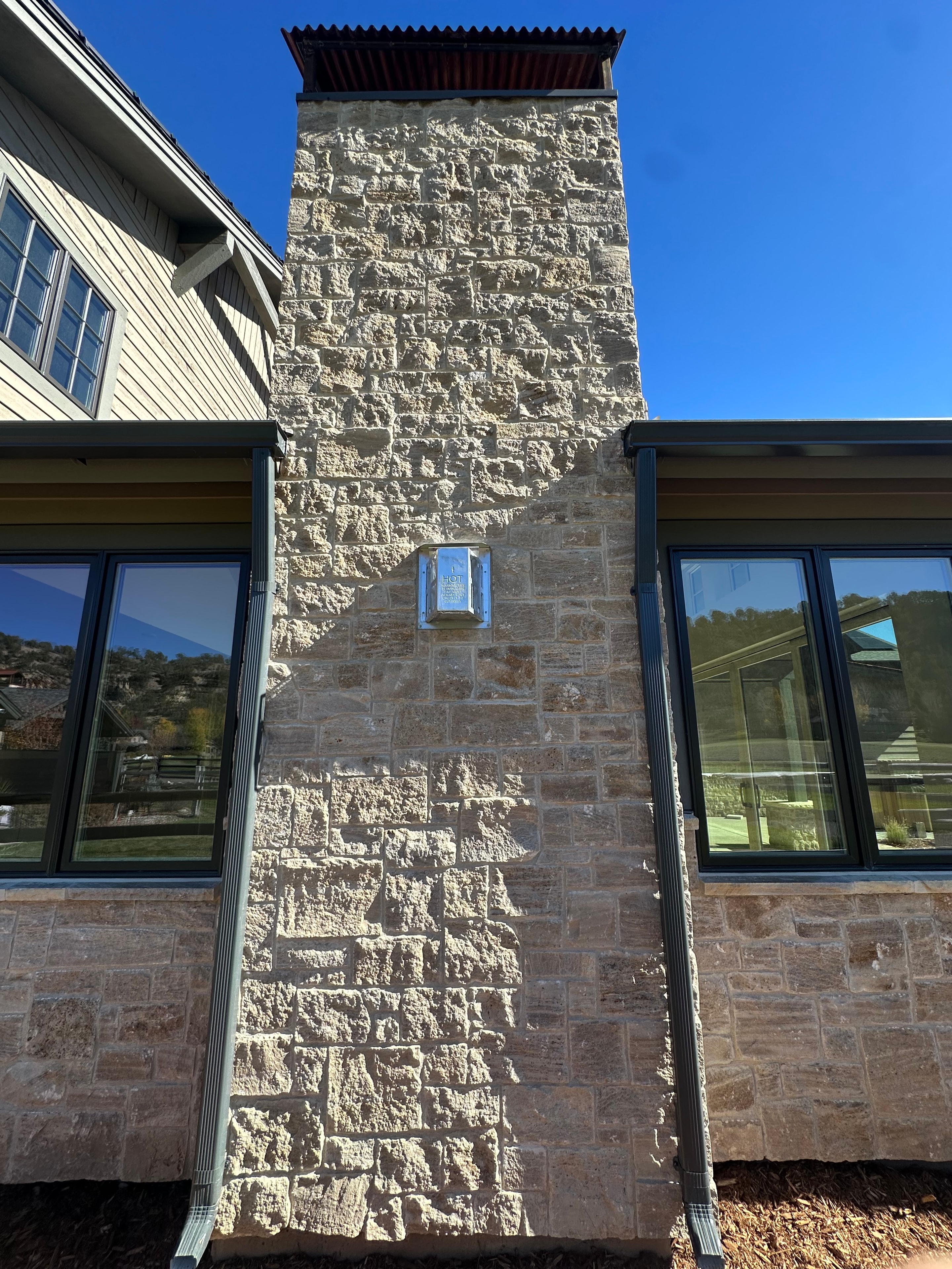 Stone Veneer Wall