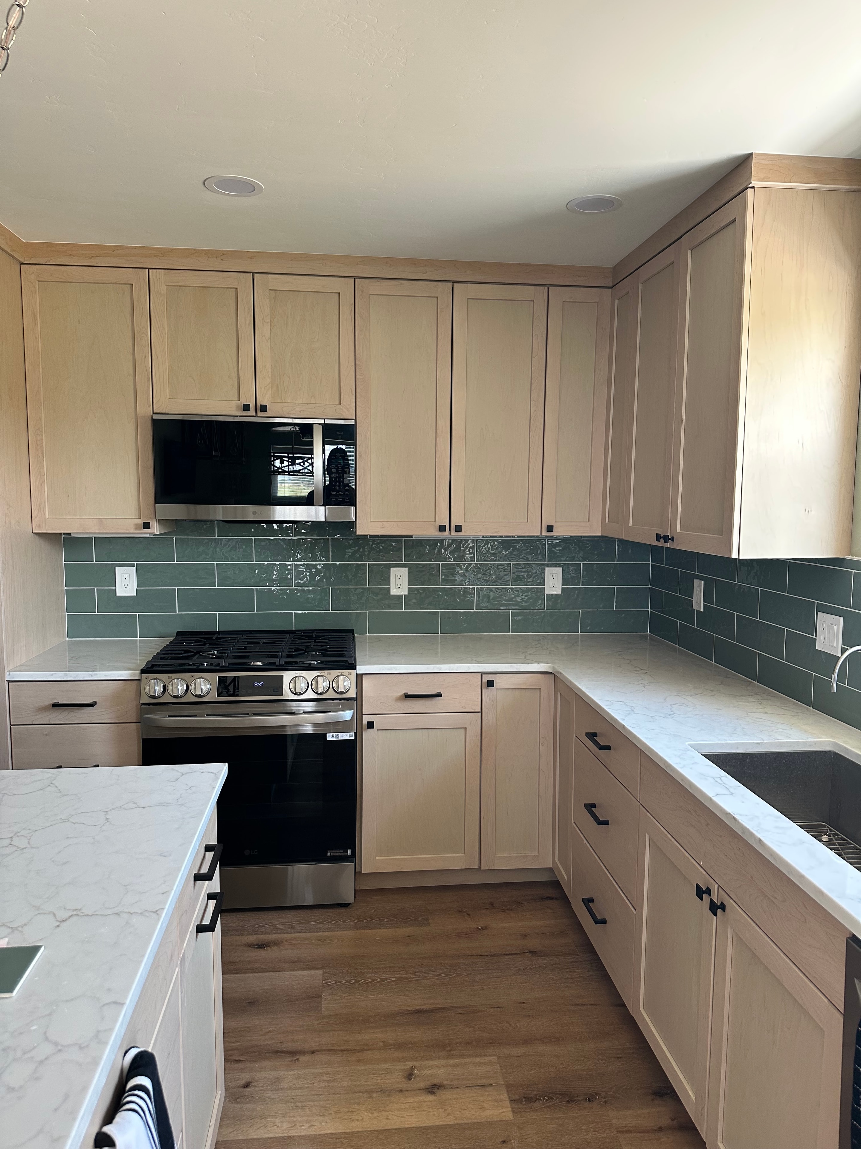Green Tile Kitchen