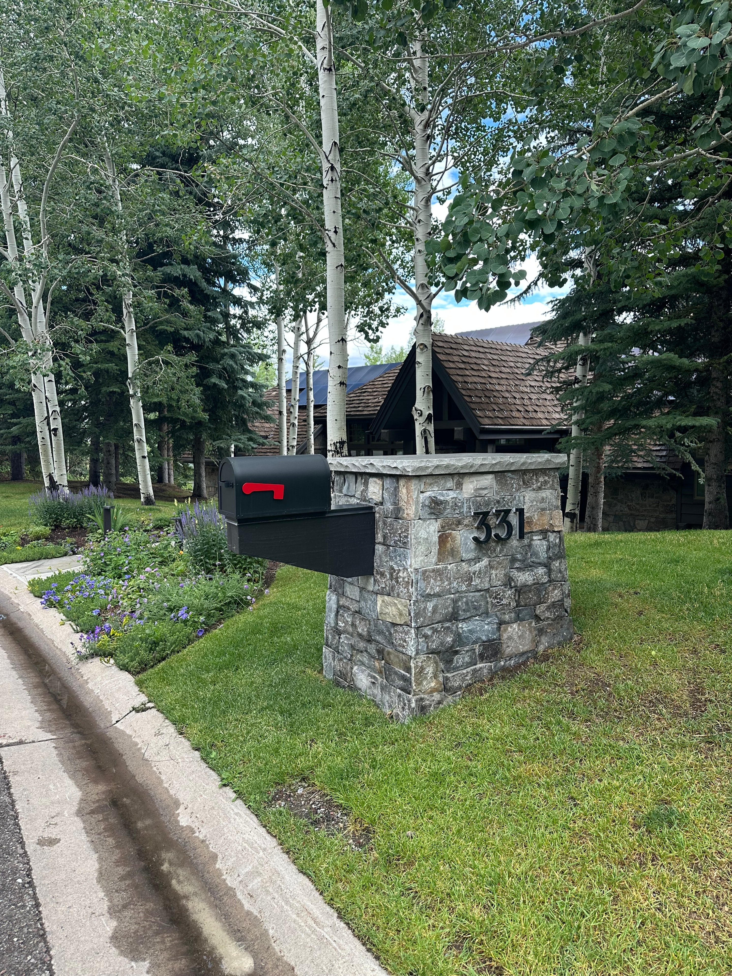Stone Mailbox